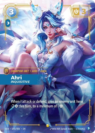 Ahri - Inquisitive (Showcase) [VEN-SP3-S]
