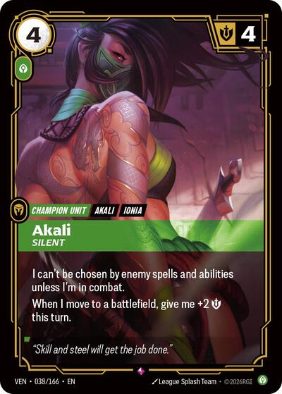 Akali - Silent (Rare) [VEN-038-R]