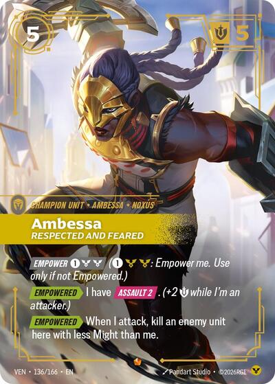 Ambessa - Respected and Feared (Epic) [VEN-136-E]