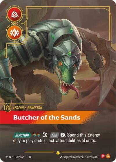Renekton - Butcher of the Sands (Showcase) [VEN-190-S]