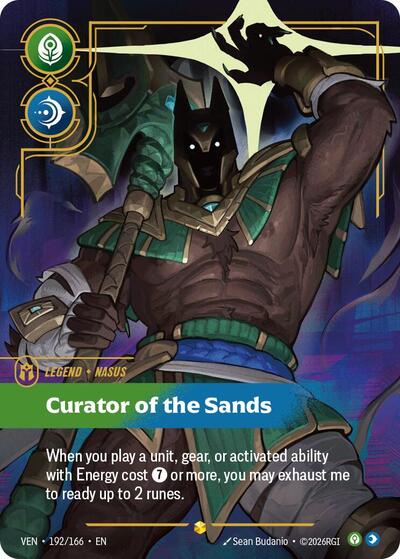 Nasus - Curator of the Sands (Showcase) [VEN-192-S]