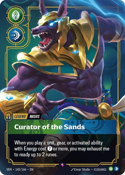 Nasus - Curator of the Sands (Rare) [VEN-145-R]