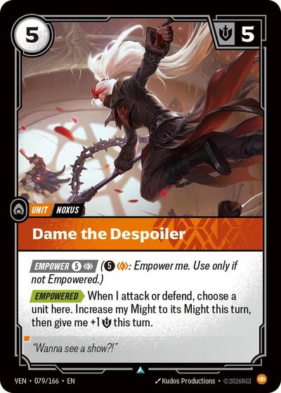 Dame the Despoiler (Uncommon) [VEN-079-U]