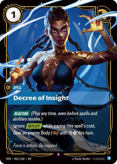 Decree of Insight (Rare) [VEN-061-R]