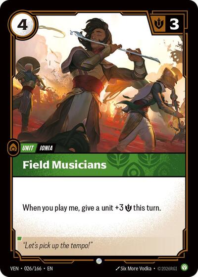 Field Musicians (Common) [VEN-026-C]