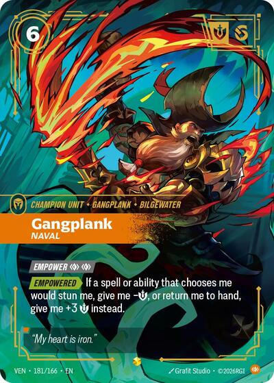 Gangplank - Naval (Showcase) [VEN-181-S]