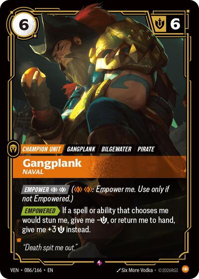 Gangplank - Naval (Rare) [VEN-086-R]