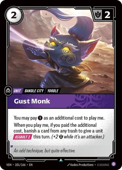 Gust Monk (Uncommon) [VEN-101-U]