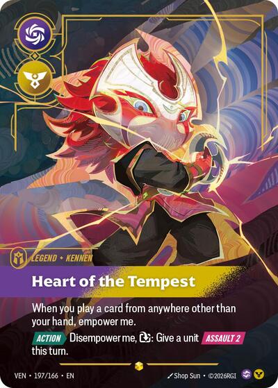 Kennen - Heart of the Tempest (Showcase) [VEN-197-S]