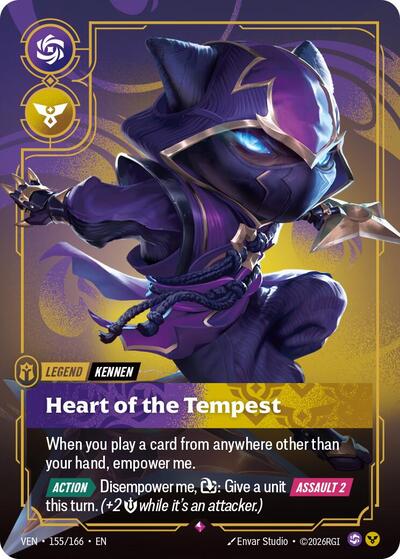 Kennen - Heart of the Tempest (Rare) [VEN-155-R]