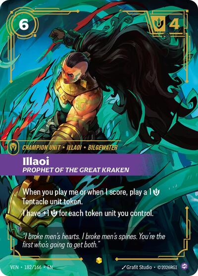 Illaoi - Prophet of the Great Kraken (Showcase) [VEN-182-S]