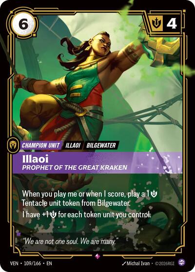 Illaoi - Prophet of the Great Kraken (Rare) [VEN-109-R]
