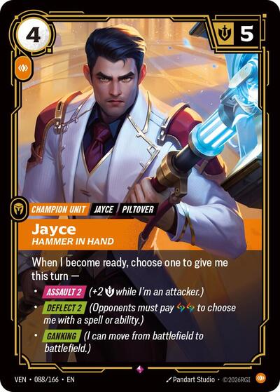 Jayce - Hammer in Hand (Rare) [VEN-088-R]