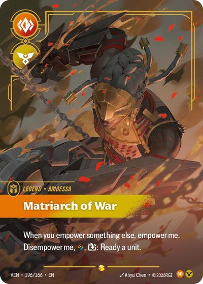 Ambessa - Matriarch of War (Showcase) [VEN-196-S]