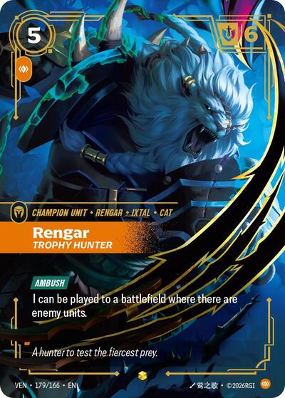 Rengar - Trophy Hunter (Showcase) [VEN-179-S]