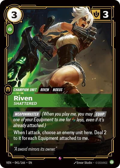 Riven - Shattered (Rare) [VEN-041-R]