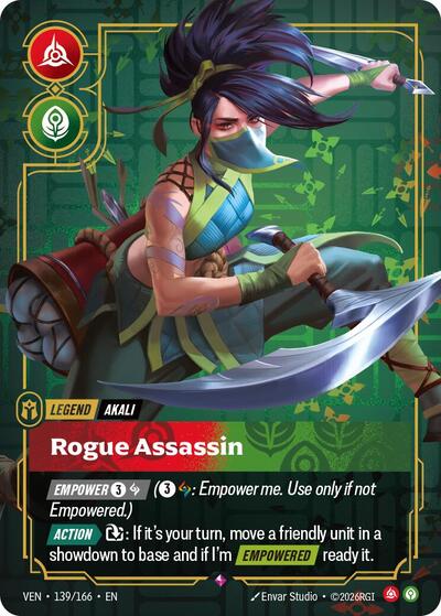 Akali - Rogue Assassin (Rare) [VEN-139-R]