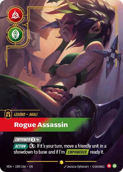 Akali - Rogue Assassin (Showcase) [VEN-189-S]
