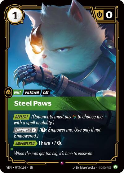 Steel Paws (Rare) [VEN-043-R]