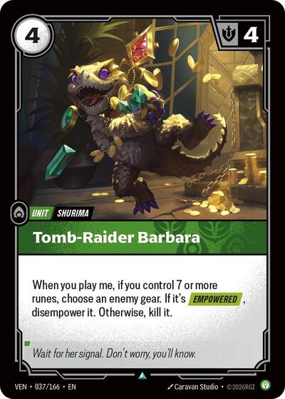 Tomb-Raider Barbara (Uncommon) [VEN-037-U]