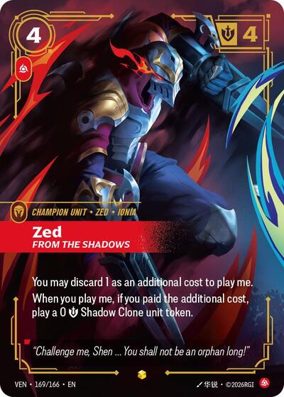Zed - From the Shadows (Showcase) [VEN-169-S]
