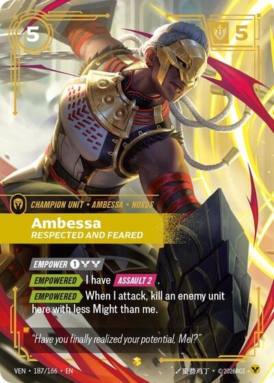 Ambessa - Respected and Feared (Showcase) [VEN-187-S]