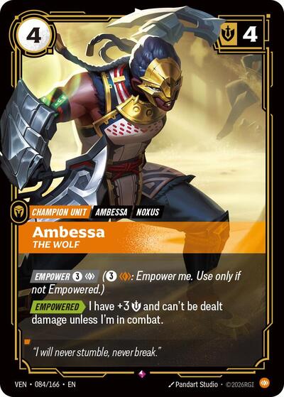 Ambessa - The Wolf (Rare) [VEN-084-R]