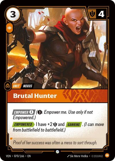 Brutal Hunter (Common) [VEN-070-C]