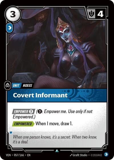 Covert Informant (Uncommon) [VEN-057-U]