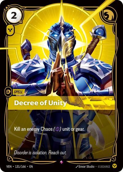 Decree of Unity (Rare) [VEN-131-R]