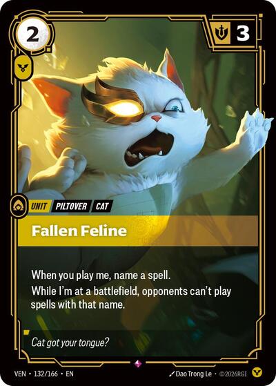 Fallen Feline (Rare) [VEN-132-R]