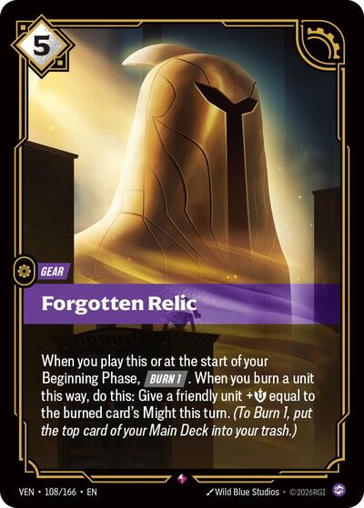 Forgotten Relic (Rare) [VEN-108-R]