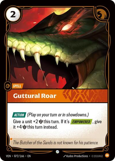 Guttural Roar (Common) [VEN-072-C]