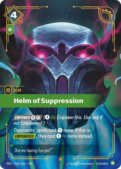 Helm of Suppression (Epic) [VEN-045-E]