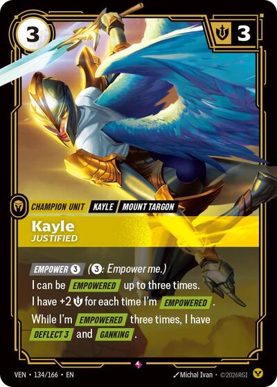 Kayle - Justified (Rare) [VEN-134-R]