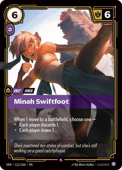 Minah Swiftfoot (Rare) [VEN-111-R]
