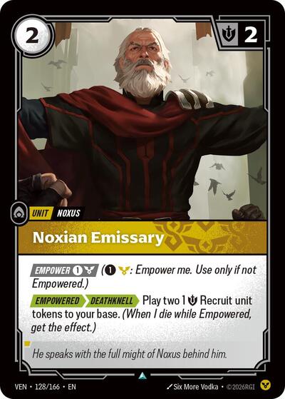 Noxian Emissary (Uncommon) [VEN-128-U]