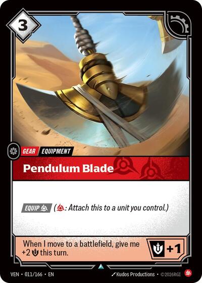 Pendulum Blade (Uncommon) [VEN-011-U]