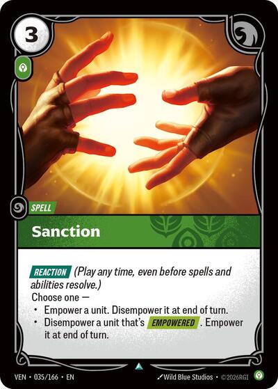 Sanction (Uncommon) [VEN-035-U]
