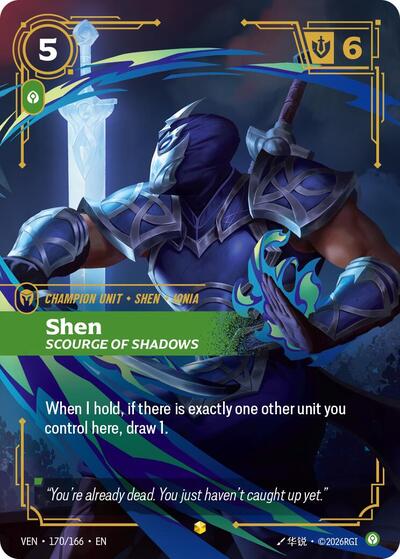 Shen - Scourge of Shadows (Showcase) [VEN-170-S]