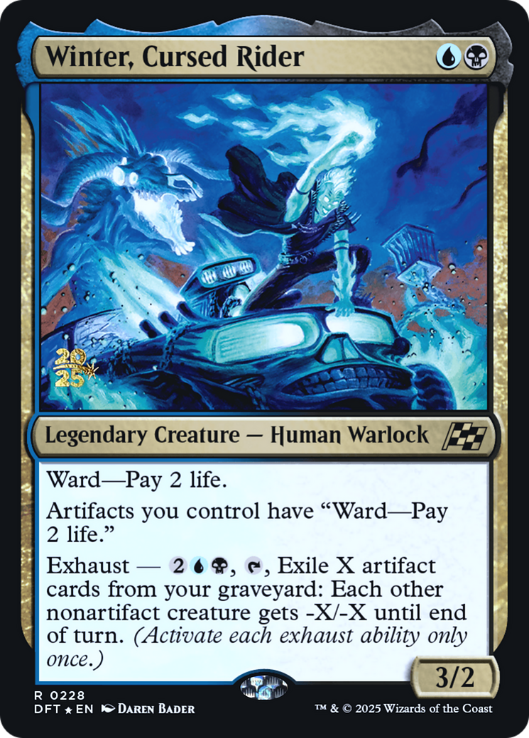 Winter, Cursed Rider - Prerelease Promo [PDFT-228s]