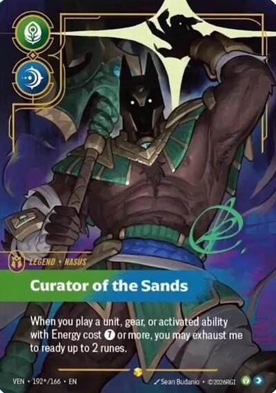Nasus - Curator of the Sands (Showcase) (Signature) [VEN-192*-S-SIG]