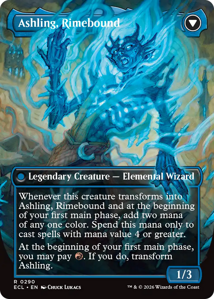 Ashling, Rekindled // Ashling, Rimebound - Borderless - Full Art [ECL-290]