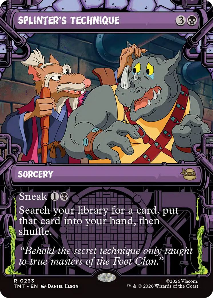 Splinter's Technique - Borderless - Showcase [TMT-233]