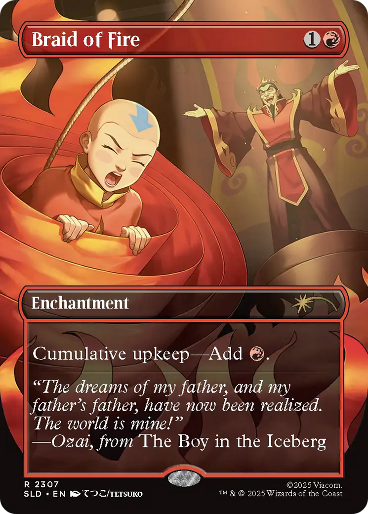 Braid of Fire - Borderless - Full Art [SLD-2307]