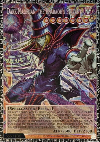 Dark Magician, the Pharaoh's Servant (Grand Master Rare) [MAMO-EN001-GMR]
