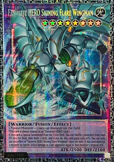 Favorite HERO Shining Flare Wingman (Grand Master Rare) [MAMO-EN004-GMR]