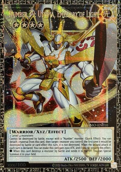 Number 39: Utopia, Emissary of Light (Grand Master Rare) [MAMO-EN010-GMR]