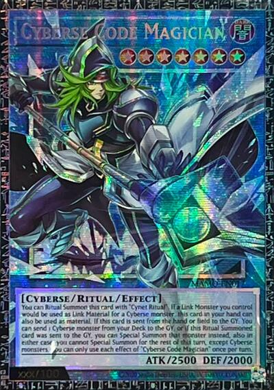 Cyberse Code Magician (Grand Master Rare) [MAMO-EN017-GMR]