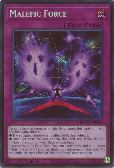 Malefic Force (Secret Rare) [MAMO-EN024-SeR]